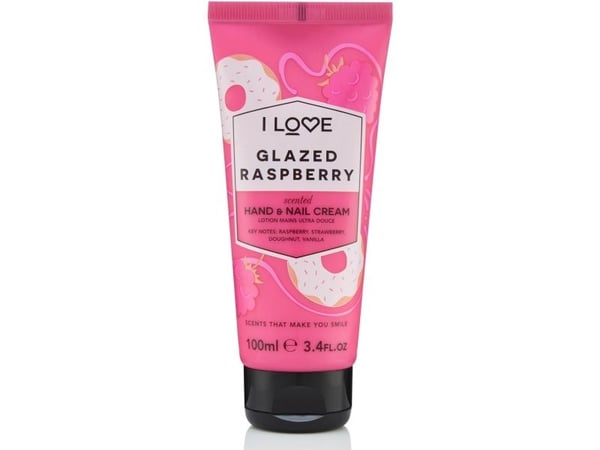 Jeg elsker Rankų ir nagų Cremeas Glazed Raspberry 100 ml