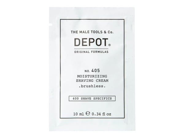 Crema pentru barbierit Depot 400 Shave Specifics No.405 Moisturizing Brushless, 10ml