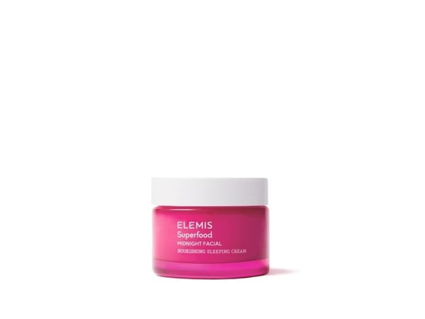 Elemis Superfood Midnight Facial, Nattkräm, Kvinna, Ansikte, Fuktgivande, Utjämnande, Mjukgörande, 50 ml, Burk