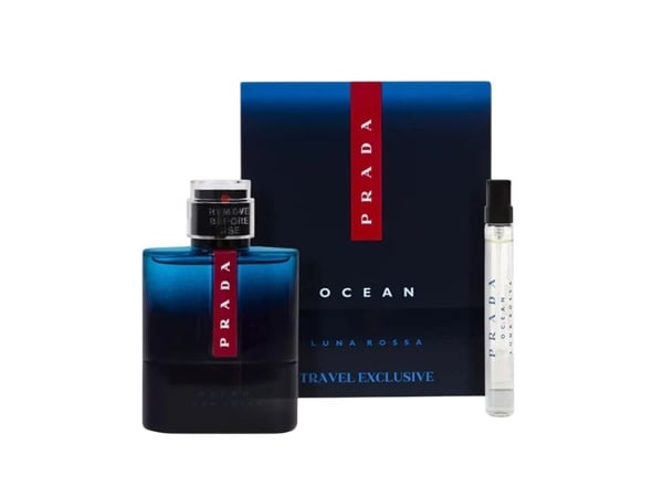 Prada Luna Rossa Ocean EDT Refillable 100 ml + EDT MINI 10 ml (man)