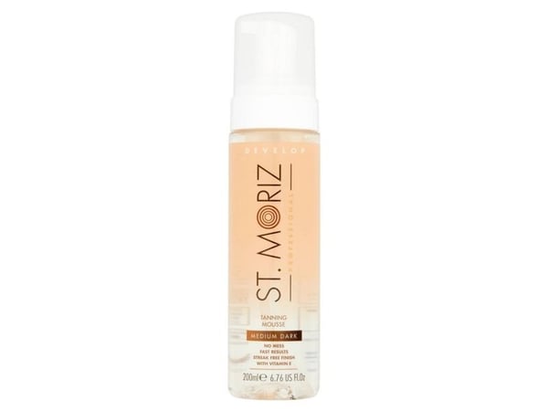 ST.MORIZ Professional Tanning Mousse klar selvbruning Medium Dark 200 ml
