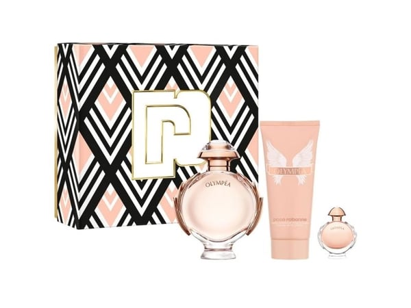 Paco Rabanne Olympéa EDP 80 ml + EDP MINI 6 ml + BL 100 ml (kvinne)