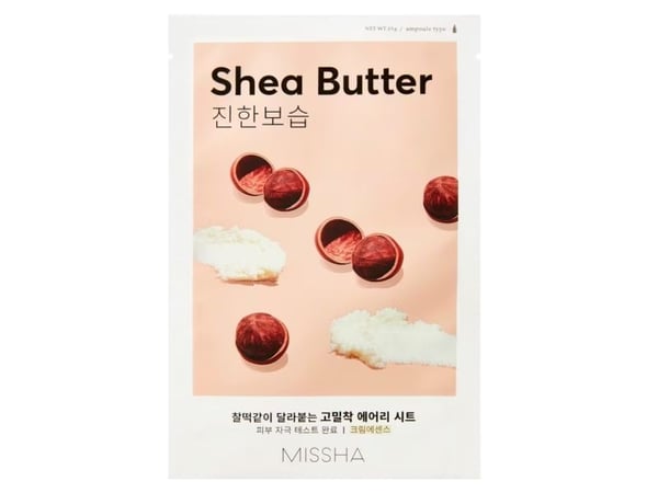 MISSHA Airy Fit sheet mask med sheasmør, 19 ml