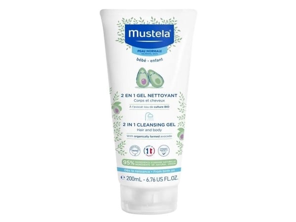 Mustela 2 In 1 Hair And Body Cleansing Gel 200ml
