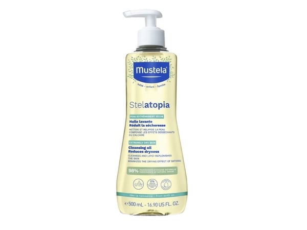 Mustela Stelatopia, 500 ml, Dermatologisk testet