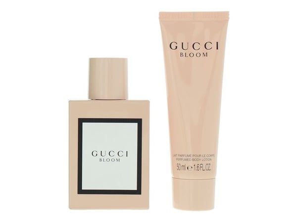 Gucci-sett: Bloom Eau De Parfum 50 ml + Bloom bodylotion 50 ml for kvinner
