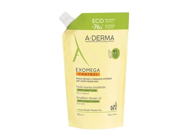 Aderma Exomega Eco Bath And Shower Oil Refill 500ml