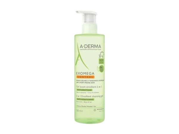 A-Derma Exomega Control Emollient Cleansing Gel 2 in 1 - - 500 ml
