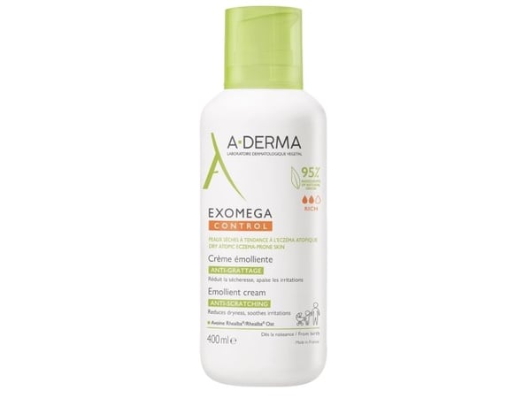 A-Derma Exomega Control Emollient Cream - - 400 ml
