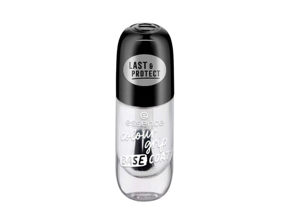 Essence Grip Base Coat, Läpinäkyvä, Suojaus, 1 kpl, Sivellin, Pullo, ETHYL ACETATE, BUTYL ACETATE, NITROCELLULOSE, ADIPIC ACID/NEOPENTYL GLYCOL/TRI...