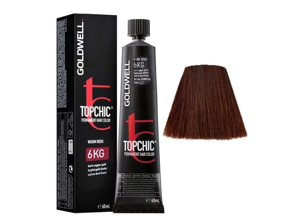Goldwell Topchic The Reds, Auburn, 6KG, Dark Copper Gold, Unisex, 60 ml, Alt hår