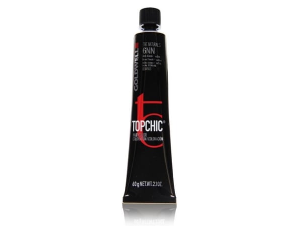 Goldwell Topchic The Naturals, Brun, 6NN, Dark Blonde Extra, Unisex, 60 ml, Alle hårtyper