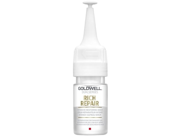 GOLDWELL_Dualsenses Dual Rich Repair Intensive Restoring serum i ampuller for skadet hår 12x18ml