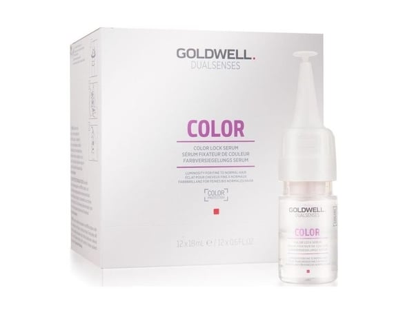Flushing serum for fint farget hår Dualsenses Color (Color Lock Serum) 12 x 18 ml
