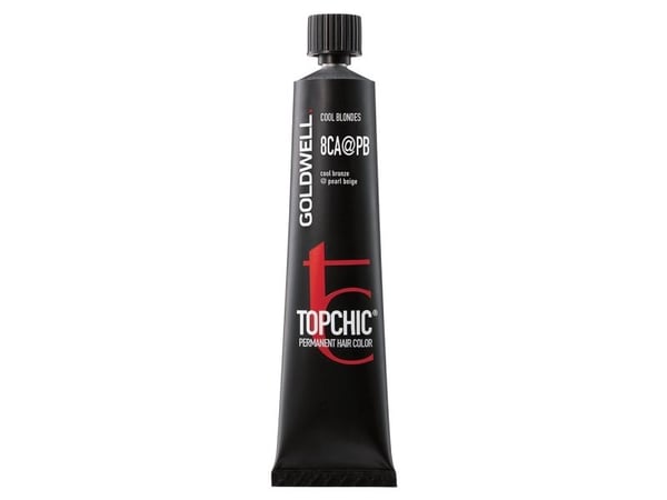 Goldwell TopChic permanent hårfärg 8CAPB Cool Bronze/Pearl Beige, 60 ml