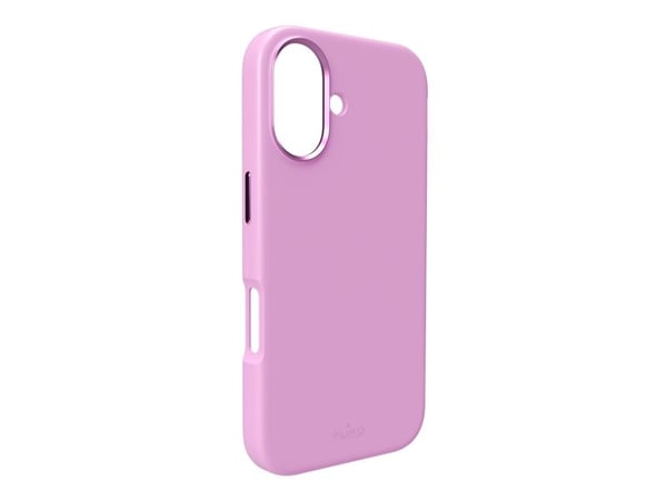 PURO Icon Mag Pro - Baksidedeksel for mobiltelefon - MagSafe-samsvar - væskesilikon - coraltastisk - for Apple iPhone 16 Plus