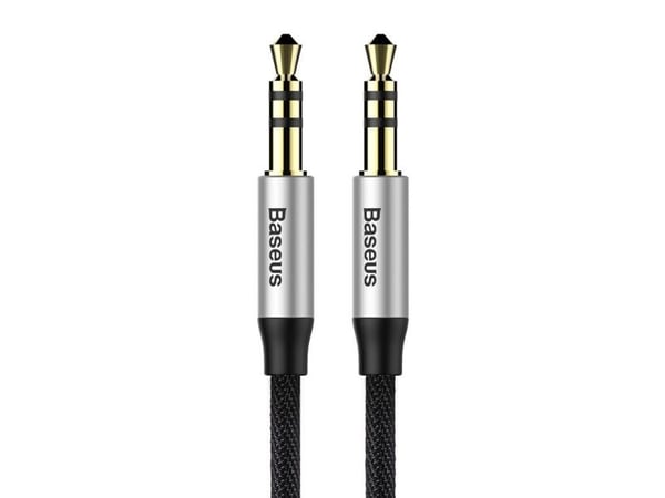 Baseus Jack 3.5mm - Jack 3.5mm kaapeli 1.5m musta (30477-uniw)