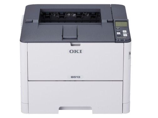 OKI B513dn, LED, 1200 x 1200 DPI, A4, 45 ppm, Kaksipuolinen tulostus, Harmaa, Valkoinen