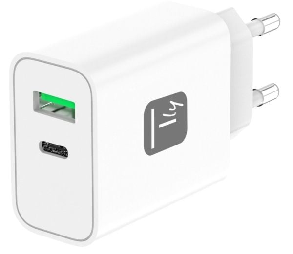 Techly IPW-USB-30WACG, Innendørs, AC, 20 V, Hvit