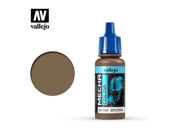 Vallejo 69.034, Brun, Acryl maling, Væske, 17 ml, 1 stykker Vallejo 69.034, Brun, Acryl maling, Væske, 17 ml, 1 stykker