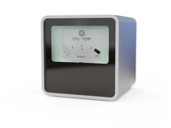 Streacom VU1, Universell, Skjerm, Aluminium, Glass, Svart, Flerfarget, 0,015 A