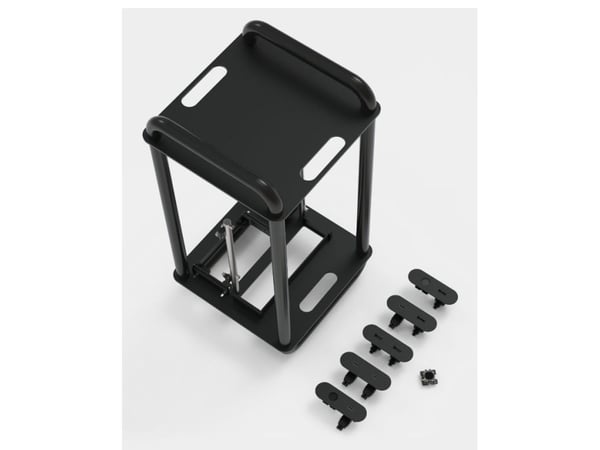 Streacom DA6 XL, Avoin, PC, Musta, ITX, Mini-ITX, Ruostumaton teräs, 10,5 cm