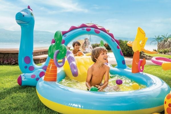 Intex 57135NP, Oppblåsbart basseng, 290 l, Figur 8, 2 år, Vinyl, Flerfarget