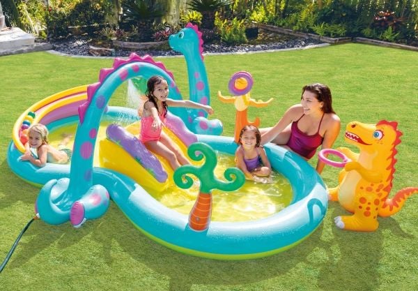 Intex 57135NP, Oppblåsbart basseng, 290 l, Figur 8, 2 år, Vinyl, Flerfarget