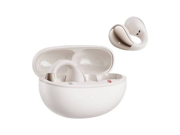 Trådløse hodetelefoner QCY Crossky Clip T33 Bluetooth 5.4 (hvit)