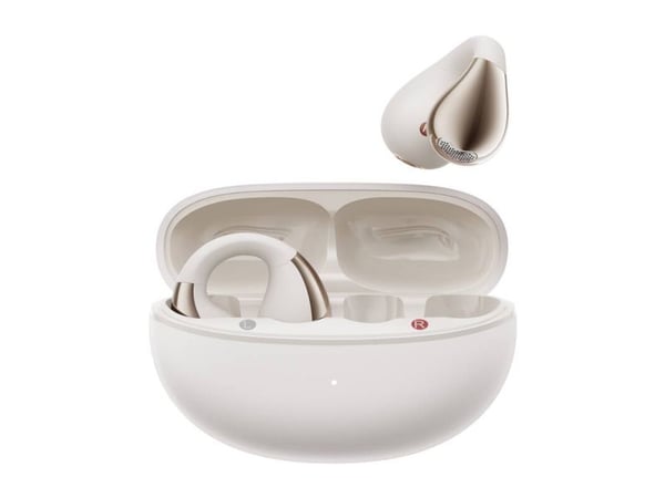 Trådløse hodetelefoner QCY Crossky Clip T33 Bluetooth 5.4 (hvit)