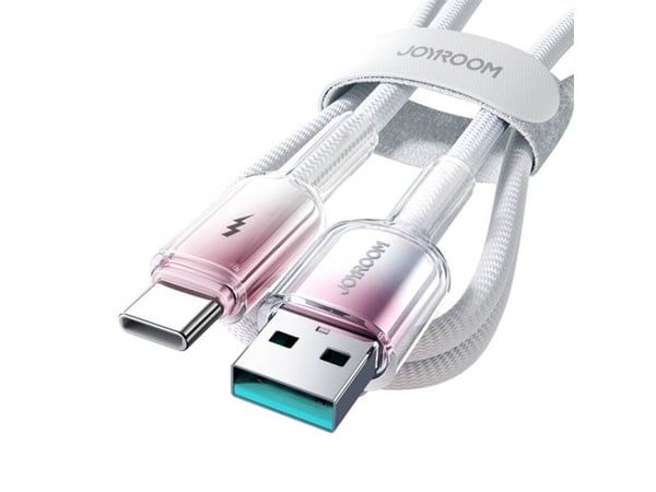 USB-kabel Joyroom USB-A til USB-C 1,2 m hvit (JYR1134)