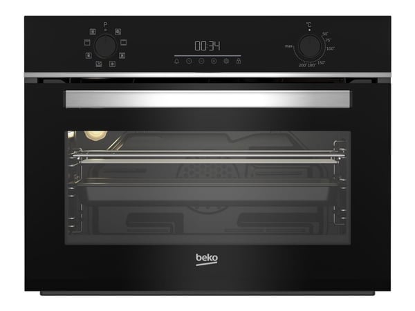 Beko b300 BBCM13300X, Keskikokoinen, Sähköuuni, 48 L, 2400 W, Höyry, SteamShine