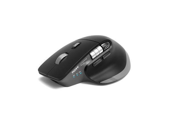 Port Designs 910203, Oikeakätinen, Optinen, RF Wireless + Bluetooth, 4000 DPI, musta