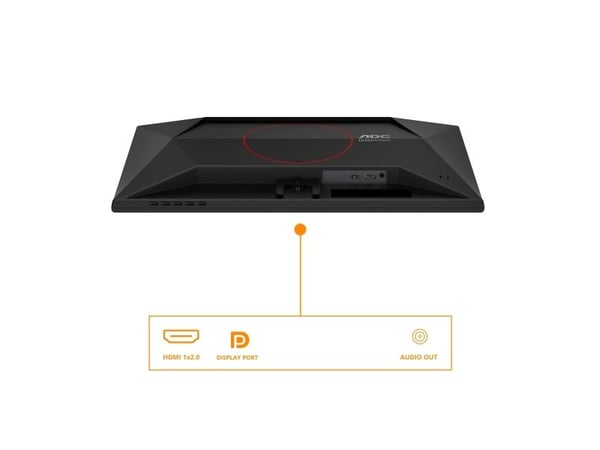 AOC G4 25G42E, 62,2 cm (24.5"), 1920 x 1080 piksler, Full HD, LED, 1 ms, Svart, Rød