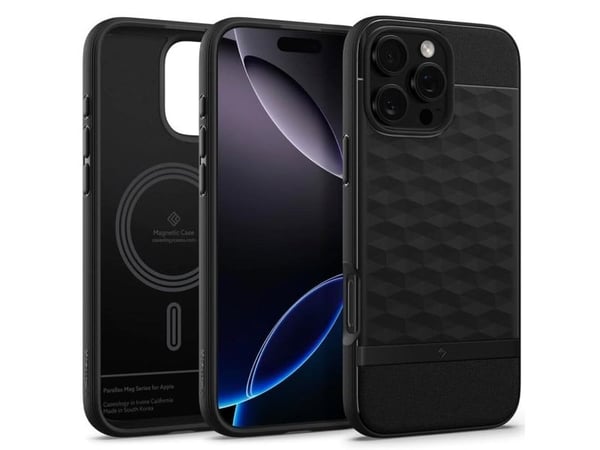Caseology Parallax Mag, Etui, Apple, iPhone 16 Pro, 16 cm (6.3"), Svart