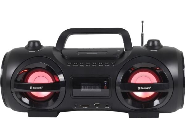 Reflexion CDR900BT, UKW, Spelare, CD, CD-R, CD-RW, LCD, Svart, Orange, Rotations-