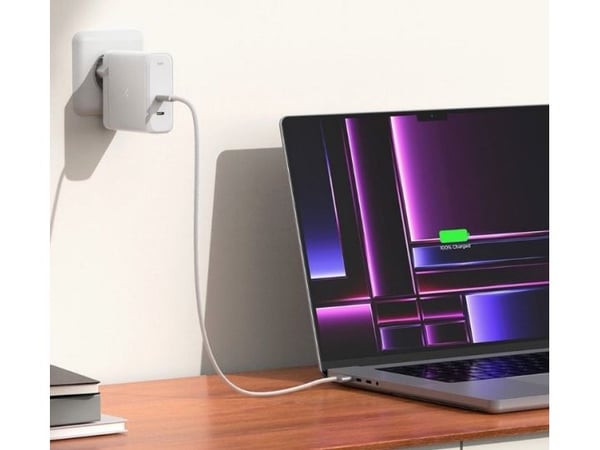 Spigen ArcStation Pro GaN-1402, Innendørs, AC, Hvit