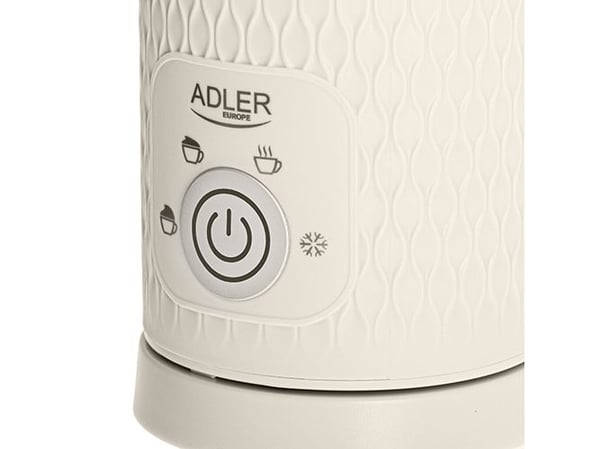 Adler AD 4495, Automatisk melkeskummer/varmer, Beige, 130 ml, 300 ml, Varm & Kald, Knapper