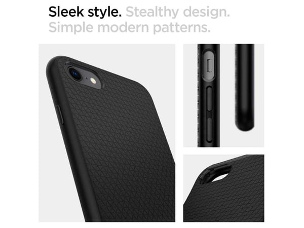 Spigen Liquid Armor, Suojus, Apple, iPhone 7, 11,9 cm (4.7"), Musta