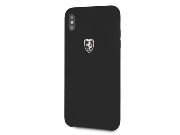 Ferrari Hardcase FEOSIHCI65BK iPhone Xs Max czarny/black Silicone Off track
