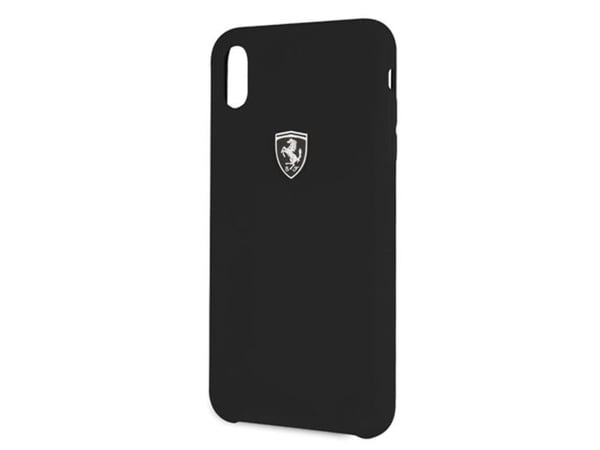 Ferrari Hardcase FEOSIHCI65BK iPhone Xs Max czarny/black Silicone Off track