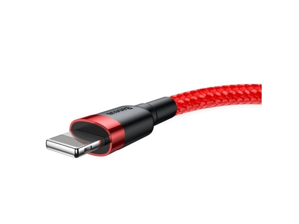 Baseus Cafule USB-A / Lightning 2A QC 3.0-kabel 3 m - rød