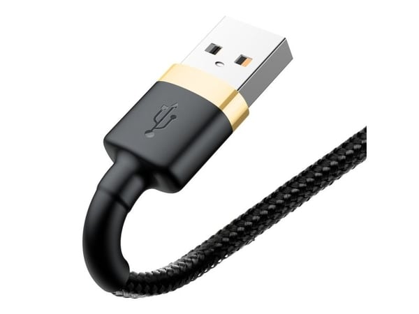 Baseus CALKLF-RV1, 3 m, USB A, Lightning, Hankjønn, Hankjønn, Gull, Svart