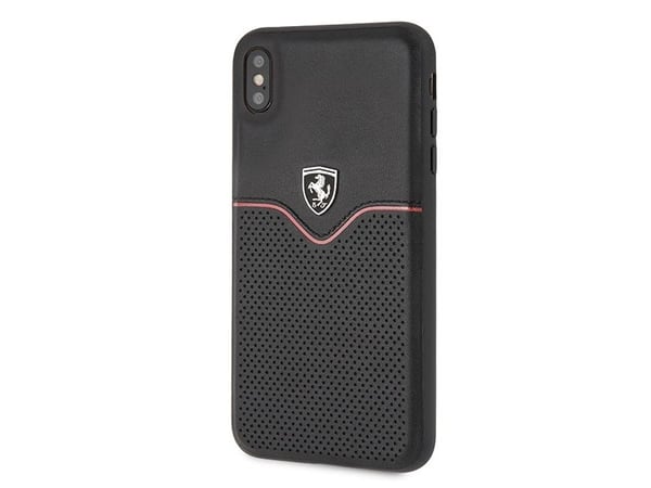 Ferrari Ferrari kovakotelo FEOVEHCI65BK iPhone Xs Max musta/musta Off Track Victory universaali