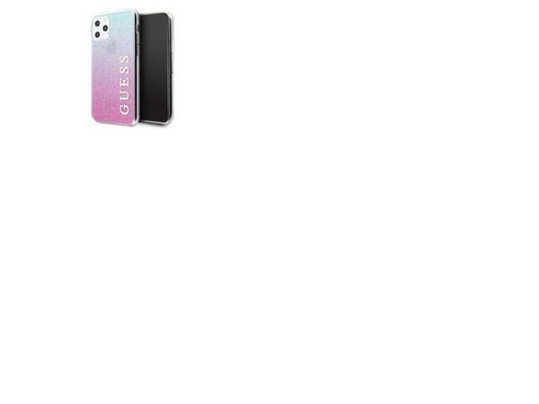 Guess Guess GUHCN65PCUGLPBL iPhone 11 Pro Max vaaleanpunainen/sininen/vaaleanpunainen sininen kova kotelo Glitter Gradient universaali