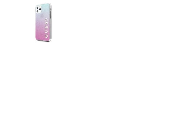 Guess Guess GUHCN65PCUGLPBL iPhone 11 Pro Max vaaleanpunainen/sininen/vaaleanpunainen sininen kova kotelo Glitter Gradient universaali