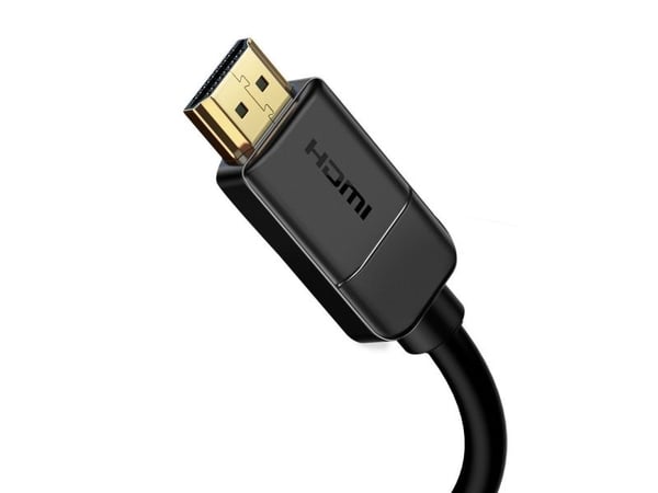 Baseus Basic-kabel HDMI 2.0-kabel 4K 30 Hz 3D HDR 18 Gbps 8 m svart (CAKGQ-E01)