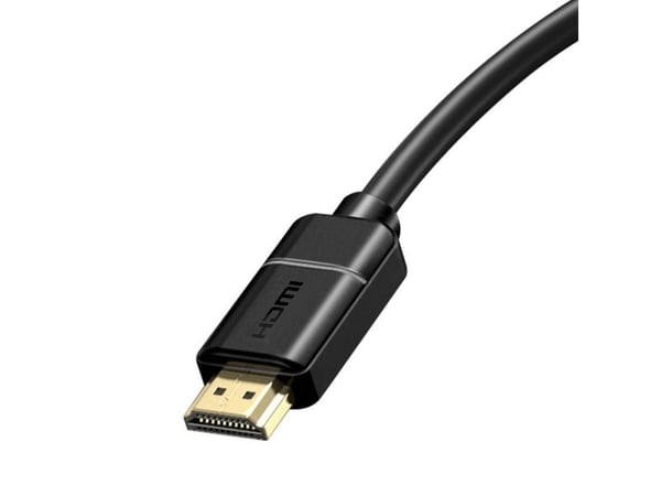 Baseus Basic-kabel HDMI 2.0-kabel 4K 30 Hz 3D HDR 18 Gbps 8 m svart (CAKGQ-E01)