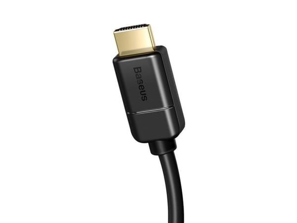 Baseus Basic-kabel HDMI 2.0-kabel 4K 30 Hz 3D HDR 18 Gbps 8 m svart (CAKGQ-E01)