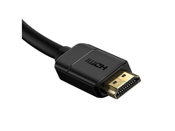 Baseus Basic-kabel HDMI 2.0-kabel 4K 30 Hz 3D HDR 18 Gbps 8 m svart (CAKGQ-E01)